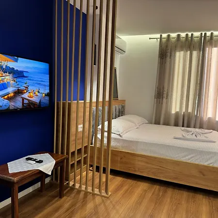 Blue Studio, Modern & Beachfront - By Beta Premium Apartment Golem (Tirana)
